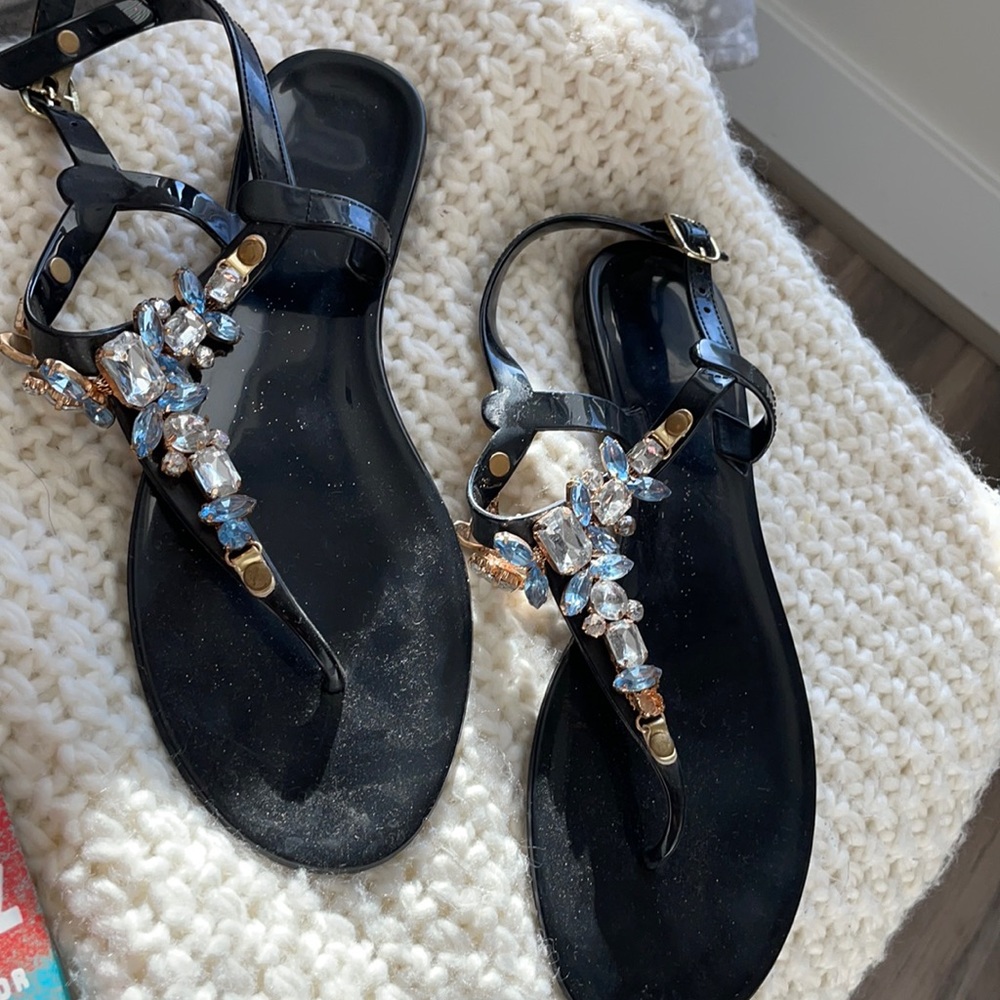 Jeweled sandals